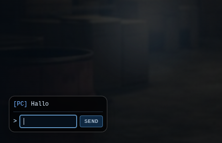FPS Arena chat interface